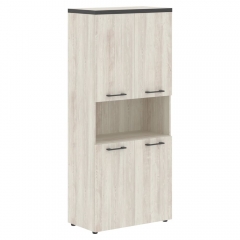 Шкаф с 2-мя комплектами глухих малых дверей и топом Skyland THC 85.4 Сосна Эдмонд