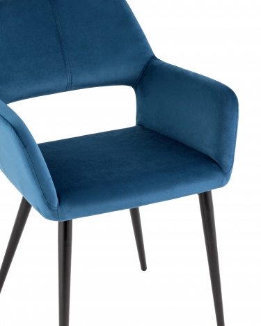 Стул Stool Group Денди велюр Синий