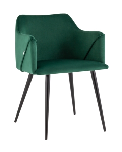 Стул с подлокотниками Stool Group Джоэл велюр Зеленый