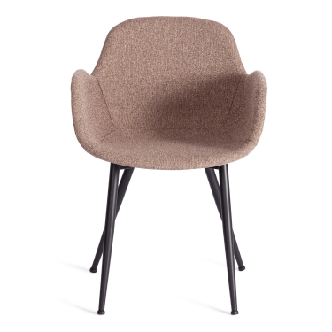 Стул Tetchair VALENTINO mod. PC45-2 металл/экокожа/ткань, 55 х 58 х 81 см, Brown коричневый/черный