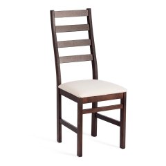 Стул Tetchair ROSARIO многослойная фанера, 39 х 39 х 99 см, Cappuchino, ткань бежевая 81/10 разобранный