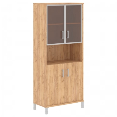Стеллаж стекло в раме Skyland В430.9 Дуб Бофорд
