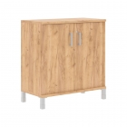 Стеллаж дверьми с замком Skyland В410.3 Дуб Бофорд