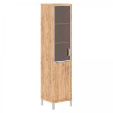 Стеллаж стекло в раме Skyland В431.4 R Дуб Бофорд