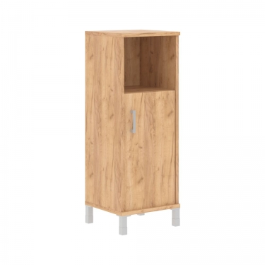 Стеллаж дверь ДСП с замком Skyland В421.3 R/Z Дуб Бофорд