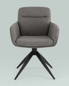 Стул Stool Group Waldo серый с серой экокожей