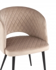 Стул-кресло Stool Group Дарелл велюр Бежевый