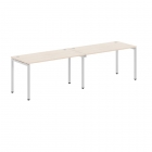 Стол двойной Skyland XTEN-S XWST 2870 Бук тиара/серый