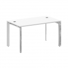 Стол рабочий руководителя на П-образном м/к Рива ONIX DIRECT LUX M-O.MP-SRR-3.8 Белый бриллиант