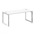 Стол рабочий руководителя на О-образном м/к Рива ONIX DIRECT LUX M-O.MO-SRR-5.8 Белый бриллиант