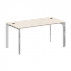 Стол рабочий руководителя на П-образном м/к Рива ONIX DIRECT LUX M-O.MP-SRR-4.8 Денвер светлый
