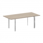 Стол переговорный на П-образном м/к Рива ONIX DIRECT LUX M-O.MP-PRG-19 Дуб Аттик