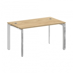 Стол рабочий руководителя на П-образном м/к Рива ONIX DIRECT LUX M-O.MP-SRR-3.8 Тиквуд светлый