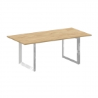 Стол переговорный на О-образном м/к Рива ONIX DIRECT LUX M-O.MO-PRG-19 Тиквуд светлый