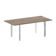 Стол переговорный на П-образном м/к Рива ONIX DIRECT LUX M-O.MP-PRG-19 Тиквуд темный