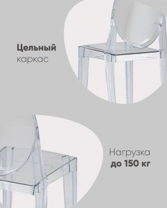 Стул Stool Group Victoria Ghost NEW Янтарный