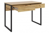 Стол Юниор Мебельсон SMU-01 дуб крафт золотой/черный муар