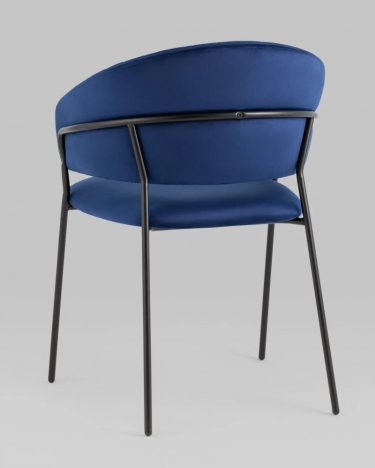 Стул Stool Group Бруно велюр Синий