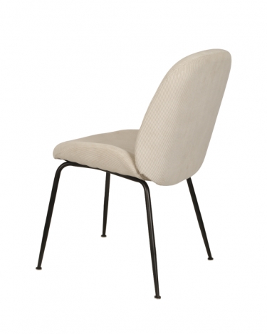 Стул Stool Group Beetle велюр Бежевый