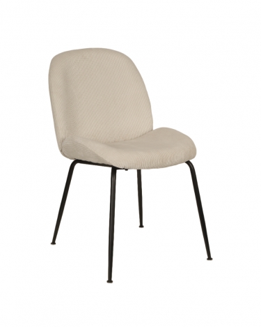 Стул Stool Group Beetle велюр Бежевый