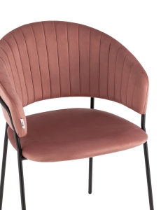 Стул Stool Group Бруно велюр Пыльно-розовый