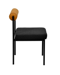 Стул Stool Group Балла со спинкой в форме валика Темно-серый