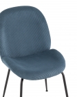 Стул Stool Group Beetle велюр Голубой