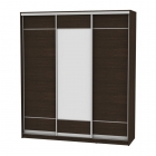 Шкаф-купе Аларти B-230х200х60-2Венге-D7D8D7