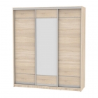 Шкаф-купе Аларти B-230х200х60-2ДСС-D7D8D7