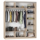 Шкаф-купе Аларти B-230х200х60-2ЯШТ-ЯШС-D9D10D9