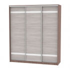 Шкаф-купе Аларти B-230х200х60-3ЯШТ-ЯШС-D9D9D9