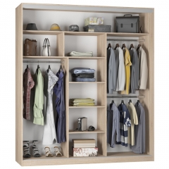 Шкаф-купе Аларти B-230х200х60-3ЯШТ-D7D8D7