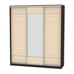 Шкаф-купе Аларти B-230х200х60-3Венге-ДМ-D7D8D7