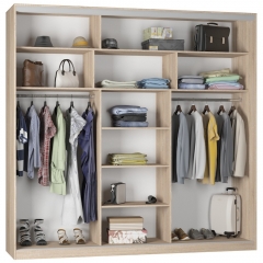 Шкаф-купе Аларти B-230х235х60-1Венге-ДМ-D10D10D10