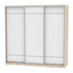 Шкаф-купе Аларти B-230х235х60-2ДСС-Белый-D7D7D7