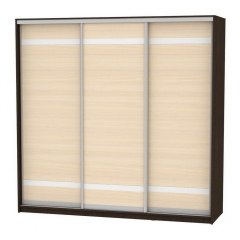 Шкаф-купе Аларти B-230х235х60-2Венге-ДМ-D9D9D9