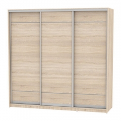 Шкаф-купе Аларти B-230х235х60-3ДСС-D7D7D7