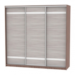 Шкаф-купе Аларти B-230х235х60-3ЯШТ-ЯШС-D9D9D9