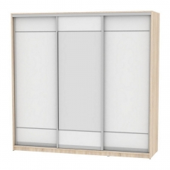 Шкаф-купе Аларти B-230х235х60-3ДСС-Белый-D7D8D7