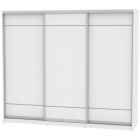 Шкаф-купе Аларти B-230х270х60-1Белый-D7D7D7