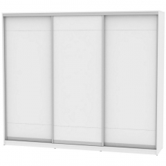 Шкаф-купе Аларти B-230х270х60-1Белый-D9D9D9