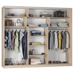 Шкаф-купе Аларти B-230х270х60-1ВД-D10D10D10