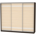 Шкаф-купе Аларти B-230х270х60-2Венге-ДМ-D9D9D9