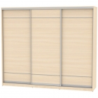 Шкаф-купе Аларти B-230х270х60-3ДМ-D7D7D7