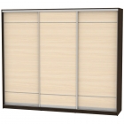 Шкаф-купе Аларти B-230х270х60-3Венге-ДМ-D7D7D7