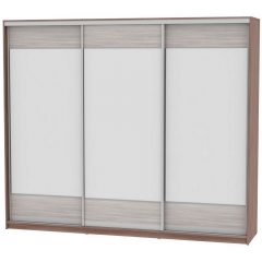 Шкаф-купе Аларти B-230х270х60-3ЯШТ-ЯШС-D8D8D8