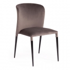 Стул Tetchair ALVOR mod. 715 ткань/металл, 48х65х86 см, высота до сиденья 51 см, темно-серый barkhat 14/черный