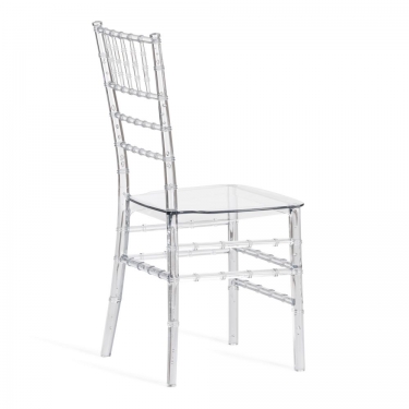 Стул Tetchair CHAVARI mod. 101 пластик, 40.5 х 49 х 88.5 см, Transparent Прозрачный
