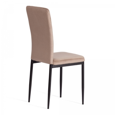 Стул Tetchair VERTER mod. 37-1 металл, вельвет, 47,8 х 41,5 х 97 см, Beige бежевый HLR8 / черный