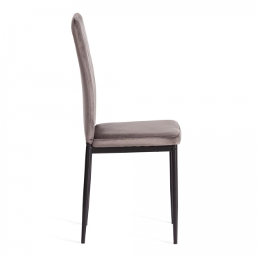 Стул Tetchair VERTER mod. 37-1 металл, вельвет, 47,8 х 41,5 х 97 см, Dark grey темно-серый HLR24 / черный